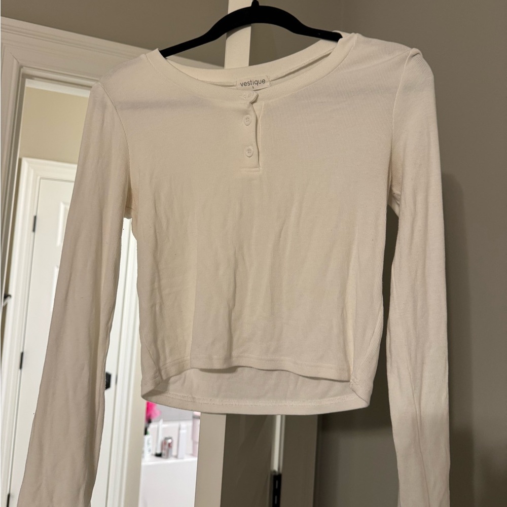 white long sleeve worn a couple of times